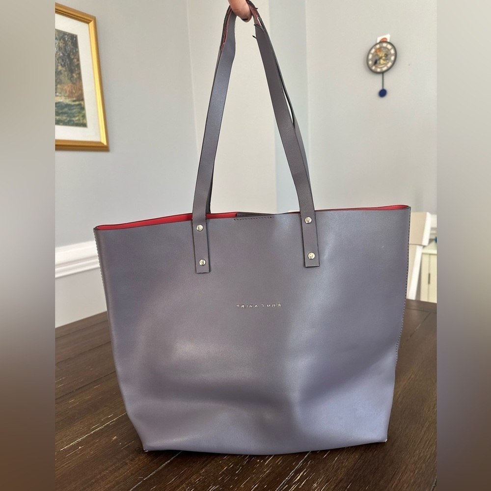 Trina Turk leather tote bag
